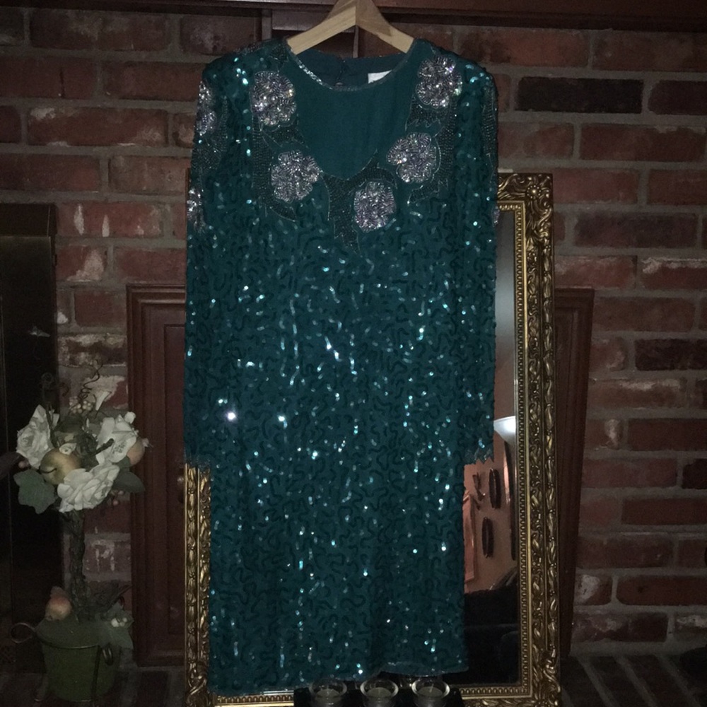 Lesile Fay Evening Dress ~ Very Detailed